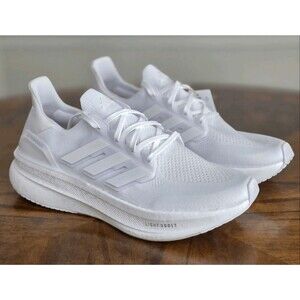 New Adidas Ultraboost 5 Triple White Running Shoes Light Boost Women's 11 ID8848